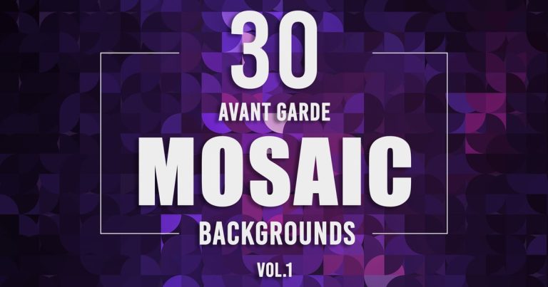 30 Avant Garde Mosaic Backgrounds – Vol.1 Free Download – Envato Elements