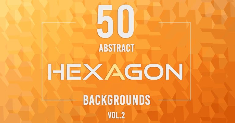 50 Abstract Hexagon Backgrounds – Vol. 2 Free Download – Envato Elements
